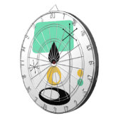 Modernes Lampendesign aus der Mitte des Jahrhunder Dartscheibe (Vorderseite rechts)