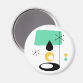 Modernes Lampendesign aus der Mitte des Jahrhunder Magnet (Vorderseite/Rückseite)