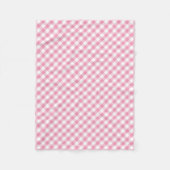 Modernes Land-Gingham-Karo-Muster Fleecedecke (Vorderseite)