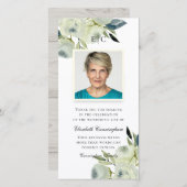 Modernes Land Rustikale Aquarellbilder Dankeskarte (Vorne/Hinten)