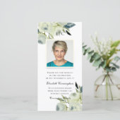 Modernes Land Rustikale Aquarellbilder Dankeskarte (Stehend Vorderseite)