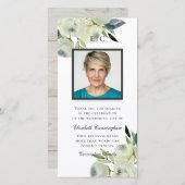 Modernes Land Rustikale Aquarellbilder Dankeskarte (Vorne/Hinten)