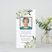 Modernes Land Rustikale Aquarellbilder Dankeskarte (Stehend Vorderseite)