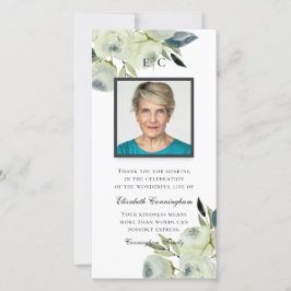 Modernes Land Rustikale Aquarellbilder Dankeskarte