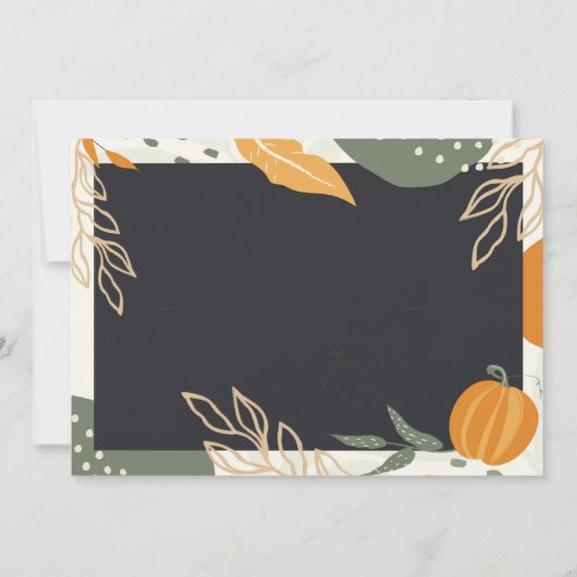 Modernes Lässig Lassen Sie uns danken Abendessen Einladung (Rückseite)