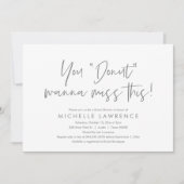 Modernes Lässige und Spaß, Brautparty Beach Party Einladung (Vorderseite)