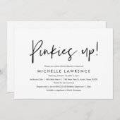 Modernes Lässiges, lustiges und spielerisches Brau Einladung (Vorne/Hinten)