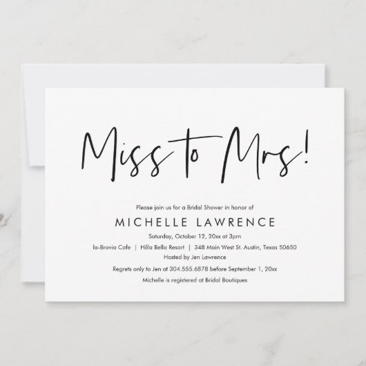 Modernes Lässiges, lustiges und spielerisches Brau Einladung (Vorderseite)