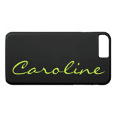 Modernes Lässiges Monogramm Personalisiert Case-Mate iPhone Hülle (Rückseite (Horizontal))