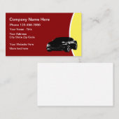 Modernes Layout des Automobils Themed Visitenkarte (Vorne/Hinten)