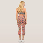 Modernes Leaf-Muster - Leggings (Rückseite)