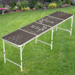 Modernes Leaf Wedding Monogram Dark Modern Wood Beer Pong Tisch<br><div class="desc">Moderner Leaf Wedding Monogram Dark Modern Wood Beer Pong Table, ein raffiniertes und vielseitiges Kernstück für feierliche Anlässe. Dieser Tisch bietet eine raffinierte Oberfläche für klassische Bierpong und verschiedene soziale Ansammlungen. Dieser Tisch ist mit einem aufwändig inspiriert Monogramm aus blattgepresstem Holz und einer eleganten, modernen Holzkulisse verziert und Set die...</div>