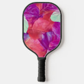 Modernes Leafdesign-Muster Pickleball Schläger (Rückseite)