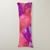 Modernes Leafdesign-Muster Seitenschläferkissen (Vorderseite Vertikal)