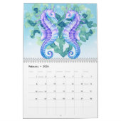 Modernes Leben im hellen Wasser Kalender (Feb 2026)