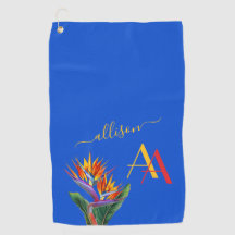 Modernes, lebendiges, florales Monogramm