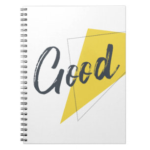 Modernes, lebendiges, kühnes Grafikdesign von Good Notizblock
