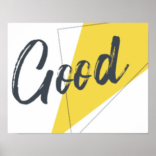 Modernes, lebendiges, kühnes Grafikdesign von Good Poster