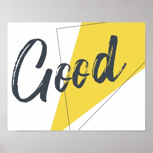 Modernes, lebendiges, kühnes Grafikdesign von Good Poster (Vorne)