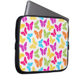 Modernes, lebendiges Rainbow Butterfly Niedliches Laptopschutzhülle (Vorne Rechts)