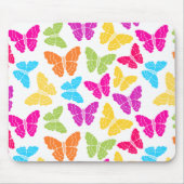 Modernes, lebendiges Rainbow Butterfly Niedliches  Mousepad (Vorne)