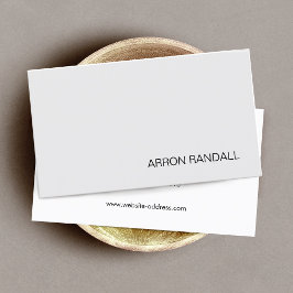 Modernes, leicht graues Berufliches Netzwerk Visitenkarte