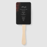 Modernes leidenschaftliches Red 'n Black Wedding D