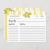 Modernes Lemon Brautparty Rezept (Vorne/Hinten)