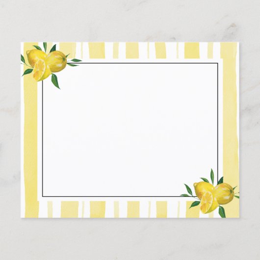 Modernes Lemon Brautparty Rezept (Rückseite)