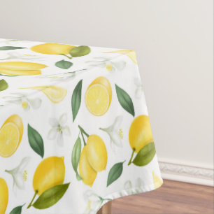 Modernes Lemon-Muster Tischdecke