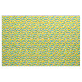 Modernes Lemon Yellow Kitchen Muster aus dem Mitte Stoff (Yard (91,4 cm))