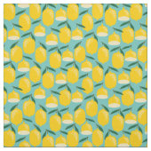 Modernes Lemon Yellow Kitchen Muster aus dem Mitte Stoff (Muster)
