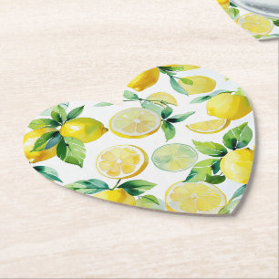 Modernes lemonblaues Blumenskript-Brautparty Untersetzer