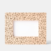 Modernes Leopard-Druckmuster Geätzte Rahmen (Vorderseite)