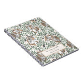 Modernes Leopard-Foliage Notizblock (Rechte Seite)