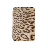 Modernes Leopard Fur Design Badematte (Vorderseite Vertikal)