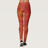 Modernes Leopard-Haut-Muster #8 Leggings (Rückseite)