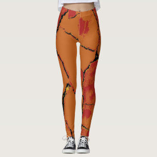 Modernes Leopard-Haut-Muster #8 Leggings