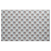 Modernes Leopard Portrait Farbenfrohe Malerei Stoff (Yard (91,4 cm))