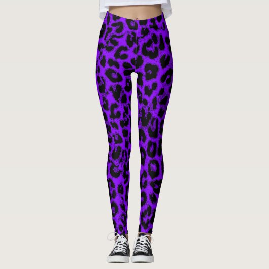 Modernes Leopard-Skin-Muster #11 Leggings (Vorderseite)