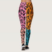 Modernes Leopard-Skin-Muster #15 Leggings (Rückseite)
