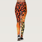 Modernes Leopard-Skin-Muster #20 Leggings (Rückseite)