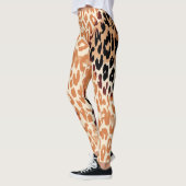 Modernes Leopard-Skin-Muster #21 Leggings (Links)