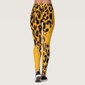 Modernes Leopard-Skin-Muster #24 Leggings (Rückseite)