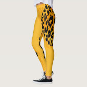 Modernes Leopard-Skin-Muster #24 Leggings (Links)
