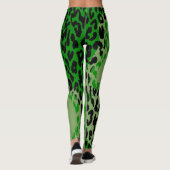 Modernes Leopard-Skin-Muster #27 Leggings (Rückseite)