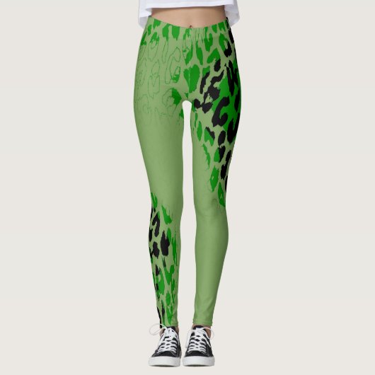 Modernes Leopard-Skin-Muster #27 Leggings (Vorderseite)