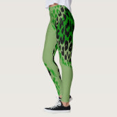 Modernes Leopard-Skin-Muster #27 Leggings (Links)