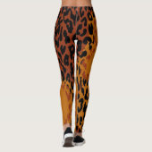 Modernes Leopard-Skin-Muster #29 Leggings (Rückseite)