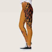 Modernes Leopard-Skin-Muster #29 Leggings (Links)